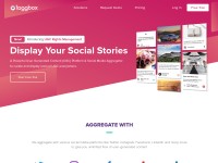 Desktop screenshot for taggbox.com