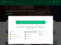 Screenshot of tobiidynavox.com
