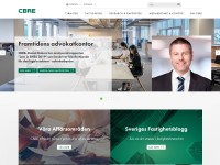 Desktop screenshot for cbre.se