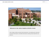 Desktop screenshot for hopkinsarthritis.org
