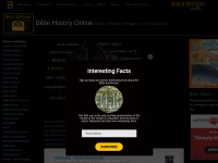 Desktop screenshot for bible-history.com