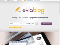 Desktop screenshot for eklablog.com