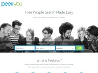 Desktop screenshot for peekyou.com
