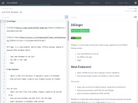 Desktop screenshot for dillinger.io