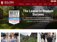 Desktop screenshot for elon.edu