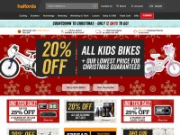 Desktop screenshot for halfords.com
