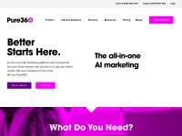 Desktop screenshot for pure360.com
