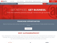 Desktop screenshot for alphagraphics.com