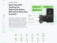 Screenshot of sizzapp.com