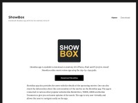 Desktop screenshot for showbox.ink