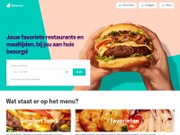 Desktop screenshot for deliveroo.nl