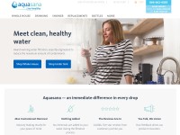 Desktop screenshot for aquasana.com