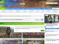 Desktop screenshot for notre-planete.info