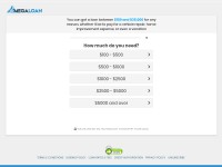 Desktop screenshot for mymegaloan.com