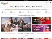 Desktop screenshot for disfracesbacanal.com