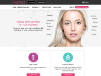 Desktop screenshot for perfectcorp.com