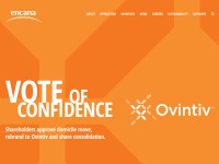 Desktop screenshot for encana.com