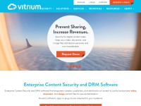 Desktop screenshot for vitrium.com