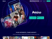 Desktop screenshot for aminoapps.com