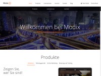 Desktop screenshot for modix.de