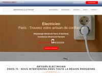 Desktop screenshot for electricien-paris-region.com