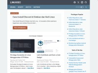 Desktop screenshot for linuxsec.org