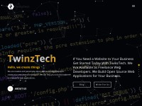 Desktop screenshot for twinztech.com