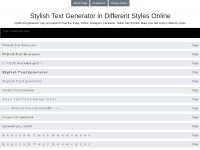Desktop screenshot for stylish-text-generatore.blogspot.com