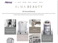 Desktop screenshot for almabeauty.com