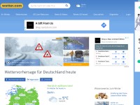 Desktop screenshot for wetter.com