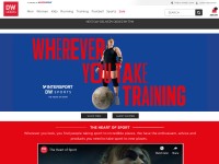 Desktop screenshot for dwsports.com