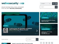 Desktop screenshot for welivesecurity.com