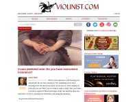 Desktop screenshot for violinist.com