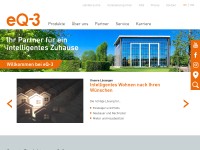 Desktop screenshot for eq-3.de