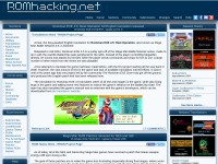 Desktop screenshot for romhacking.net