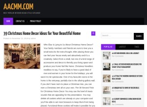 How aacmm.com looks like on a tablet such as an iPad.