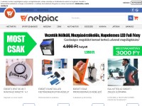 Desktop screenshot for netpiac.hu