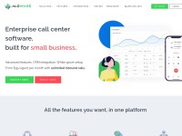 Desktop screenshot for aloware.com