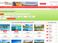 Desktop screenshot for partirpascher.com