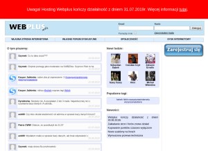 How aaf.pl looks like on a tablet such as an iPad.