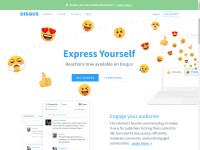 Desktop screenshot for disqus.com