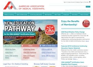How aama-ntl.org looks like on a tablet such as an iPad.