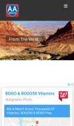 How aaroads.com looks like on a mobile device such as an iPhone.