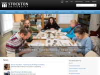 Desktop screenshot for stockton.edu