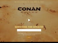 Desktop screenshot for conanexiles.com
