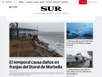 Desktop screenshot for diariosur.es