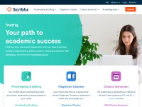 Desktop screenshot for scribbr.com