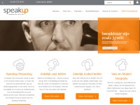 Desktop screenshot for speakup.nl