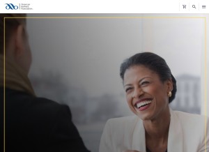 How aba.com looks like on a tablet such as an iPad.