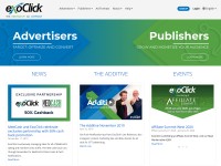 Desktop screenshot for exoclick.com